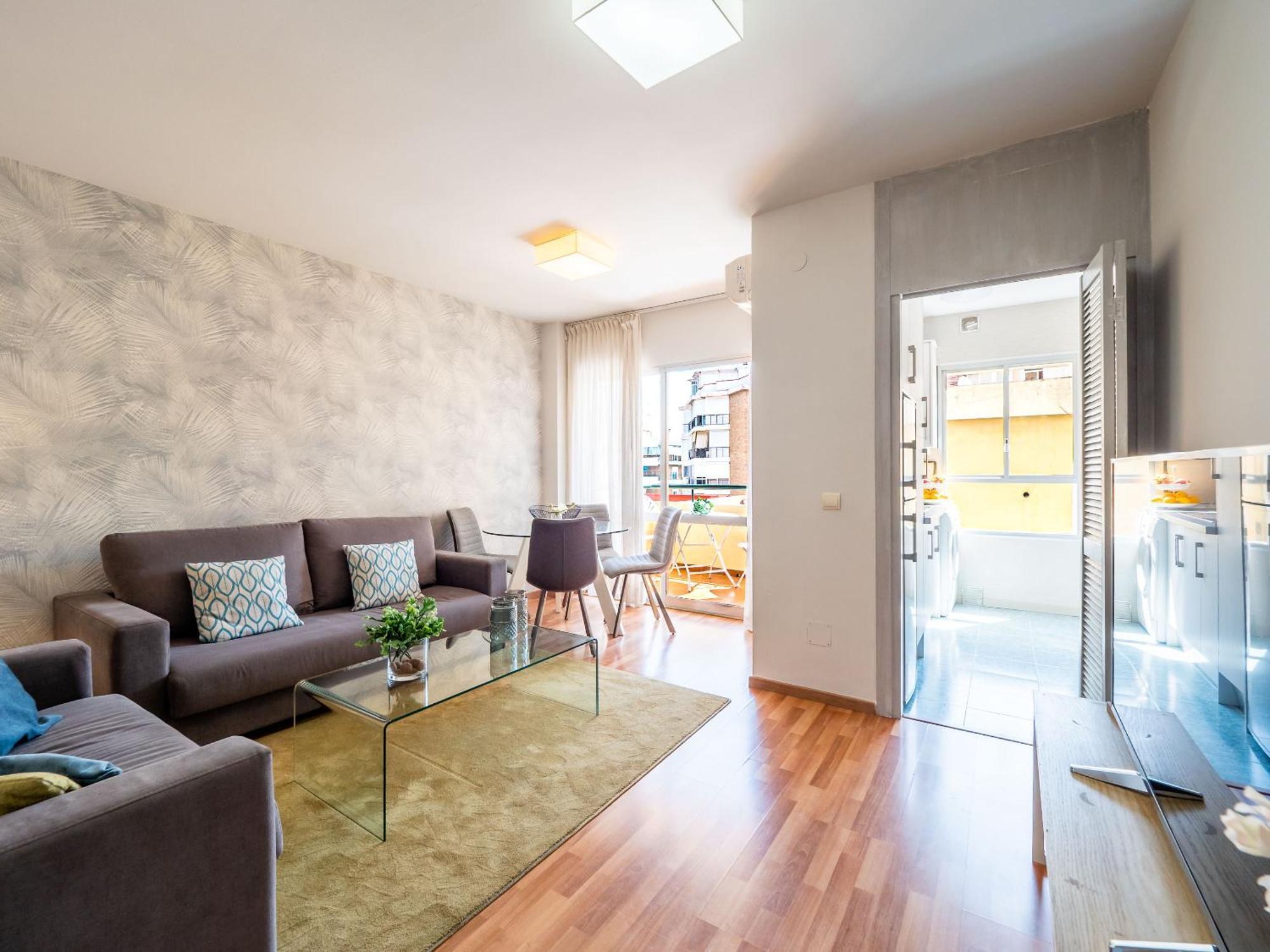 Sunset Malaga Apartment Bagian luar foto